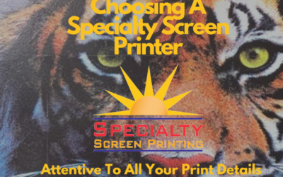 How to Choose a Specialty Screen Printing Company