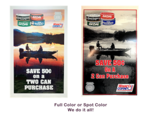 SKOAL tobacco can poster full color and spot color